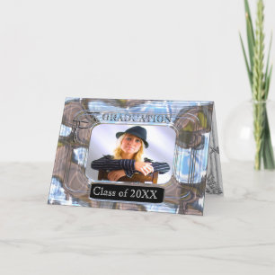 Convite Foto personalizável de classe de gradação