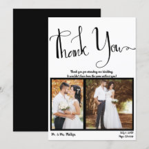 Foto Preta e Branca de Roteiro Moderno Obrigado