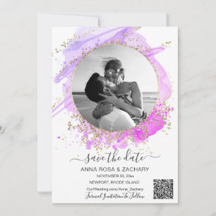 Convite *~* Foto QR WEDDING SALVAR o site DATE AR6