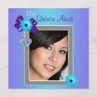 Foto Quinceanera Roxa Azul-Anil