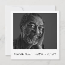 Foto simples Aniversário de Morte Moderna