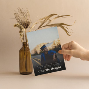 Convite Foto simples da graduação Classic 2023