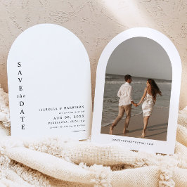 Convite Foto simples e moderna HARPER Arrancada Salvar dat