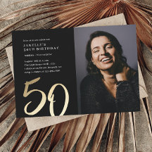 Foto Simples Moderna 50º Aniversário
