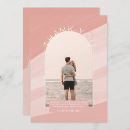 Convite FOTO Triturada Rosa, Contemporânea, GRAÇAS A VOCÊ