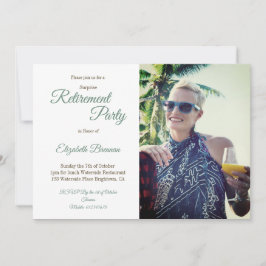 Convite Foto Tropical Palm Leopard do Partido da Reforma