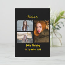 Fotocolagem personalizada de 3 anos