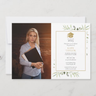Convite Fotografia de festa de formatura com elegância ver