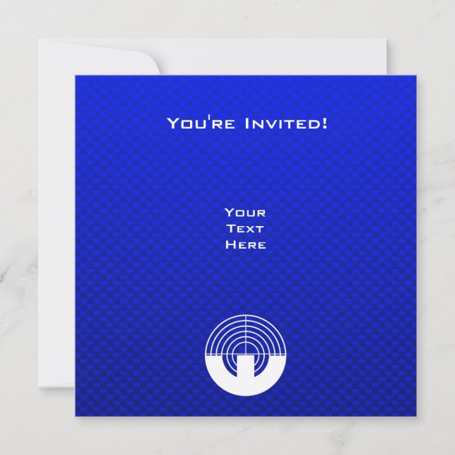 Convite Fotografia do esporte azul (Frente)