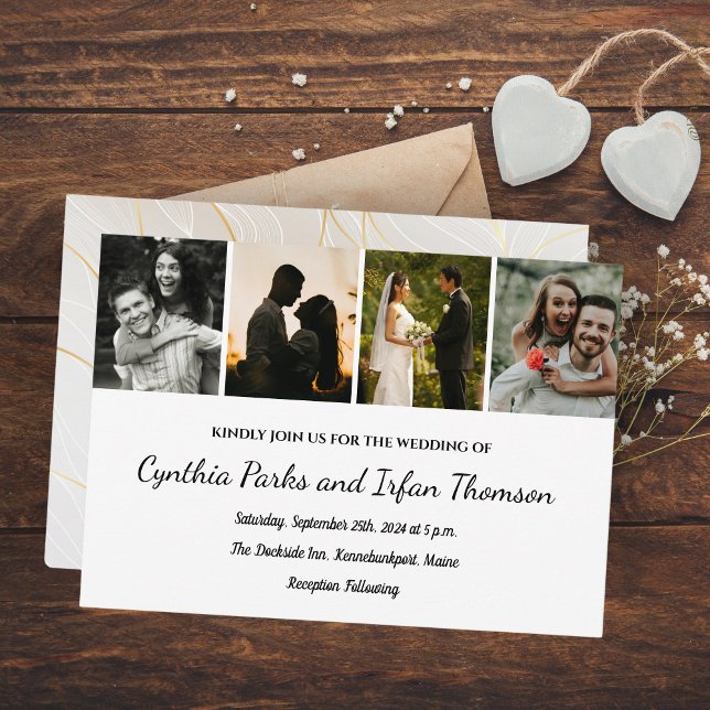 Convite Fotografias Personalizadas Para Casais De Casament (Criador carregado)
