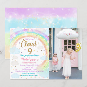 Convite Fotográfico Cloud 9 Rainbow 9º Aniversário