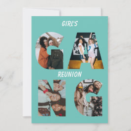 Convite Fotográfico do Partido Sindical de Gang pa