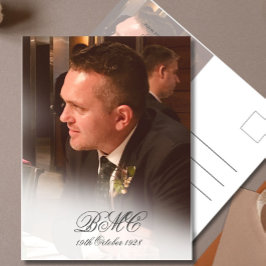 Convite Fotográfico Elegante Simples de Aniversári