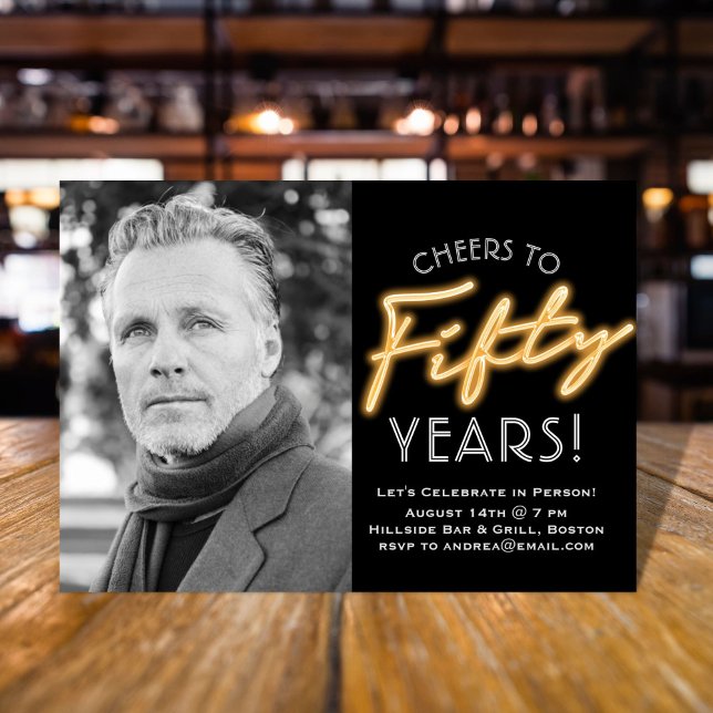 Convite Fotográfico para 50 Anos (Criador carregado)