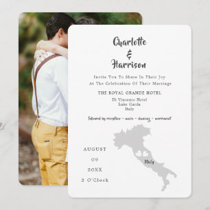 Convite Fotográfico para Casamento de Destino It