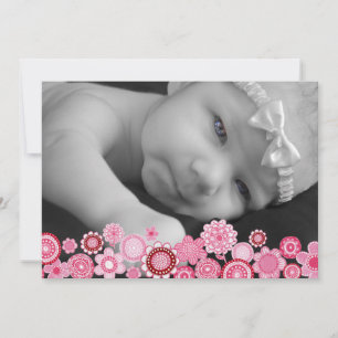 Convite Fotográfico para Meninas Baptism de Natal