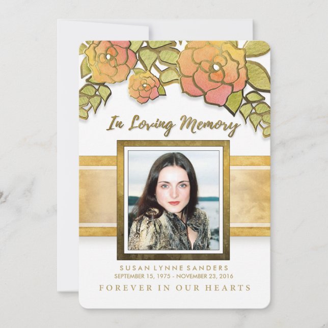 Convite Fotográfico para Ouros de Serviço Memorial (Frente)