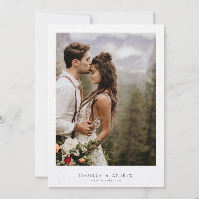 Convite Fotográfico para Watercolor House Italiano (Verso)