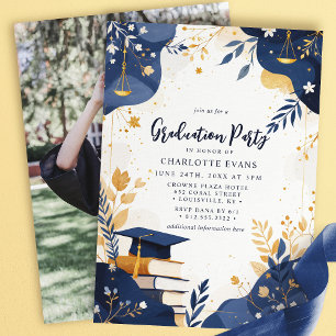 Convite Fotos da Festa de Formatura em Direito Escalas Flo