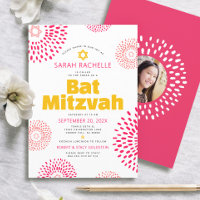 Fotos de Bat Mitzvah Rosa Ousadas Estrela Explosiv