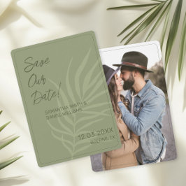 Convite Fotos de Casamento Boho Minimalista