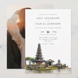 Convite Fotos de Casamento no Destino Bali