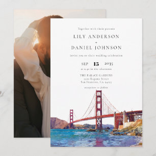 Convite Fotos de Destino de Casamento em San Francisco