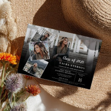 Fotos de formatura minimalistas em preto e branco