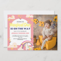 Fotos de Menina Simpática Unicórnio Primeiro Anive