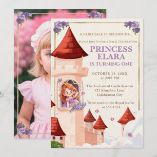 Convite Fotos do Primeiro Aniversário da Princesa Capricho