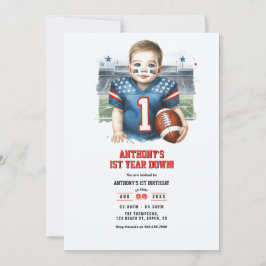 Convite Fotos do Primeiro Aniversário do First Year Down F