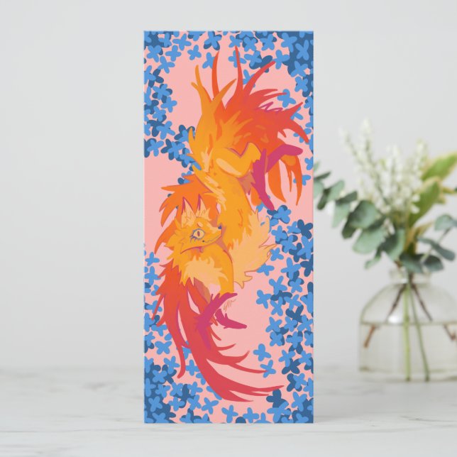 Convite Fox fantasy (Em pé/Frente)