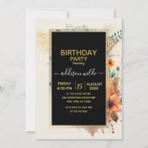 Fox Flower Crown Watercolor                       