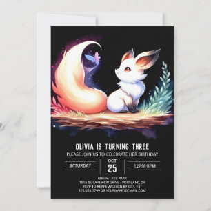 Convite Fox Fox Fox Personalizada em Bonito
