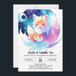 Convite Fox Friends in the Woods Birthday<br><div class="desc">Reúna seus amigos para uma aventura na floresta com nossos amigos da Raposa no convite de Aniversário, projetado para crianças de todas as idades. Imaginem um encontro alegre de raposas amigáveis debaixo da cobertura da floresta, convidando convidados para uma celebração cheia de camaradagem e diversão. O formato editável e imprimível...</div>