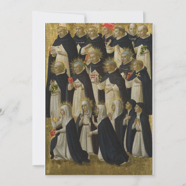 Convite Fra Angelico - A Abençoada Dominicana (Frente)