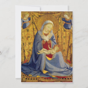 Convite Fra Angelico - A Madona da Humildade