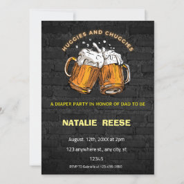 Convite Fraldas para Papai Huggies e Chuggies