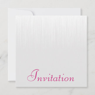 Convite Framboesa Estática de Cinza Suave Todos os Eventos