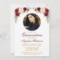 Frame Quinceanera De Foto Flutuante De Aquarela