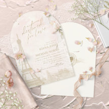 Francês Romance Wedding Blush Arch ID870