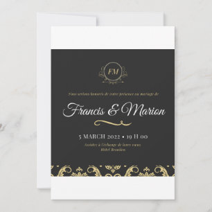 Convite Francis & Marion