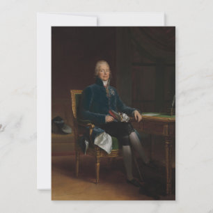 Convite François Gérard - Charles Maurice de Talleyrand Pé