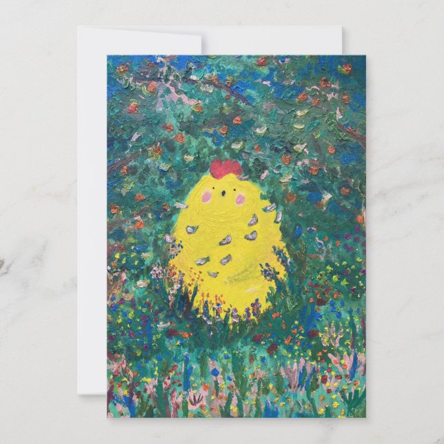 Convite Frango à Lua - Acrílico (Frente)