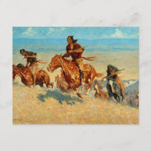 Convite Frederic Remington's The Buffalo Runners (1909)