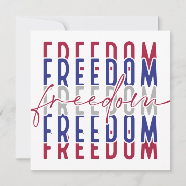 Convite Freedom Kamala Harris (Frente)