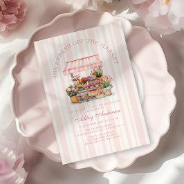 Convite Fresco Do Chá de panela De Mercado Dos Agricultore