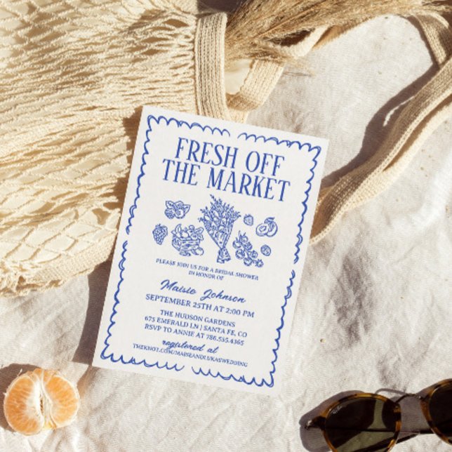 Convite Fresco Do Chá de panela De Mercado, Mercado De Agr (Criador carregado)