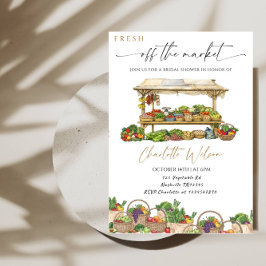 Convite Fresh Off The Market Bridal Shower-Farmer’s Market