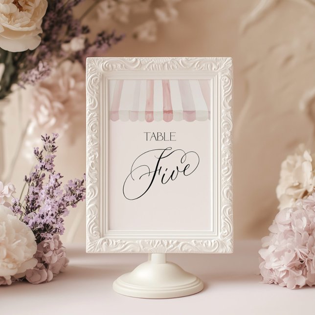 Convite Fresh Off the Market Mesa Número Cinco (Criador carregado)